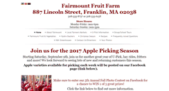 Desktop Screenshot of fairmountfruit.com