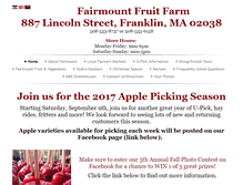 Tablet Screenshot of fairmountfruit.com